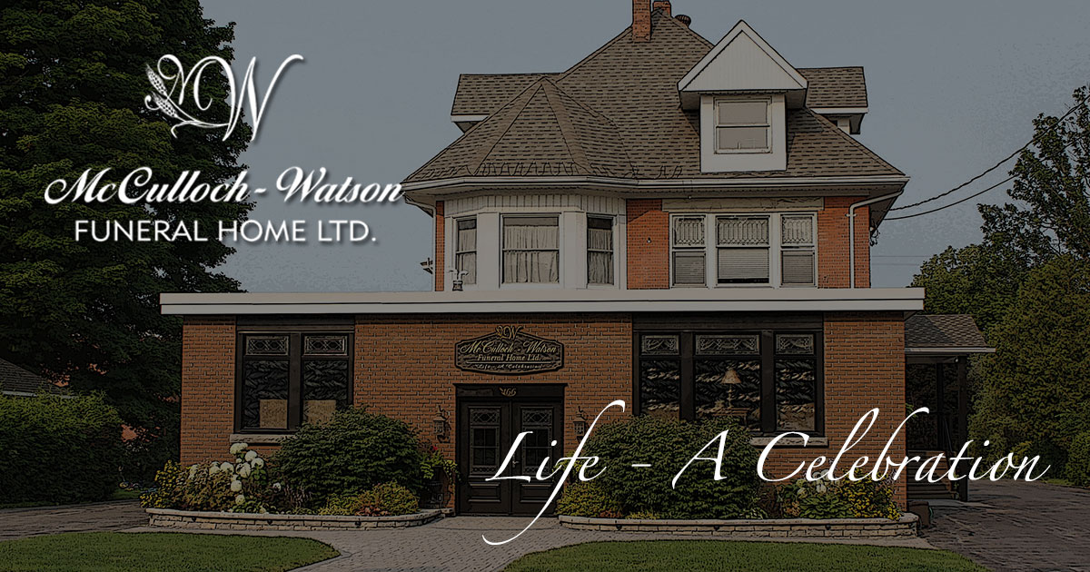 McCulloch - Watson Funeral Home Ltd. - Durham, ON